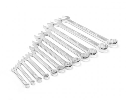 Набор ключей гаечных комбинированных 12 шт. (7-32) хром HORTZ