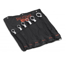 Набор ключей накидных двусторонних 6 шт. (17-36) хром. HORTZ