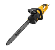 Пила цепная электрическая EDS-2200, 2.2 кВт,продольная, шина 45 см, шаг 3/8, паз 1.3 мм, 62 звена Denzel (95619)