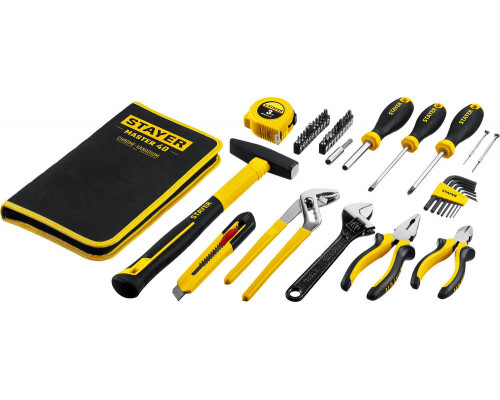 Набор инструмента универсальный для дома 40 предм. Master-40 STAYER 22052-H40