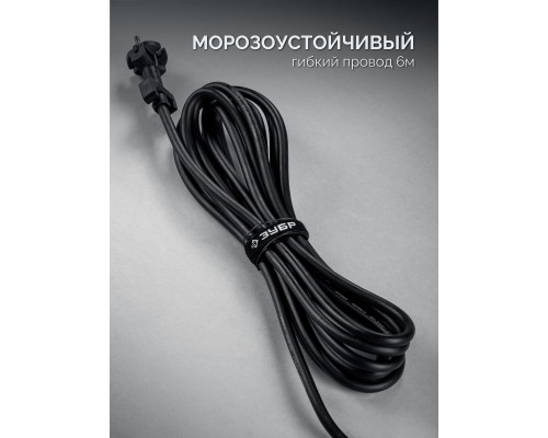 ЗУБР Бетонолом, 70 Дж, 2500 Вт, АВТ, бесщеточный отбойный молоток HEX-28, Профессионал (ЗМБ-70-2500 ВК)