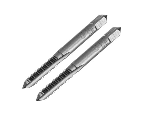 Метчик ручной М6 х 1 мм, комплект из 2 шт Сибртех (76617)