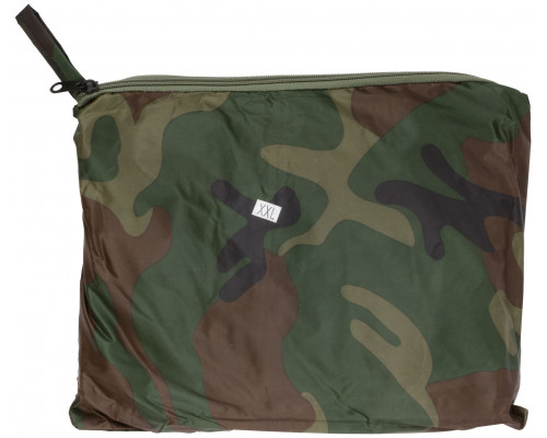 Плащ дождевик с капюшоном и карманами 