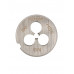 Плашка круглая резьбонарезная HSS, DIN 223 B (DIN EN 22568), M3 x 0.5, 20 x 5 (ZA-10401)
