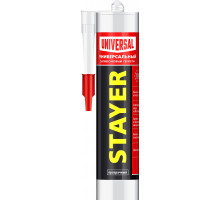 STAYER 260 мл, прозрачный, силиконовый, универсальный герметик (41213-2_z01_G)