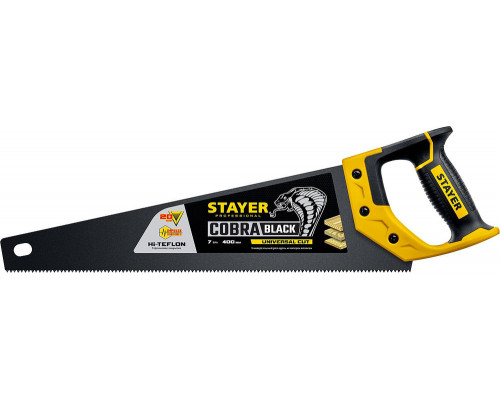 Ножовка универсальная Cobra Black, 400 мм STAYER Professional 2-15081-40_z01