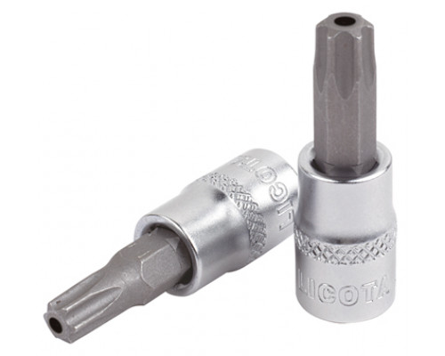 Головка торцевая с вставкой torx с отверстием T30 L=55 мм 1/2