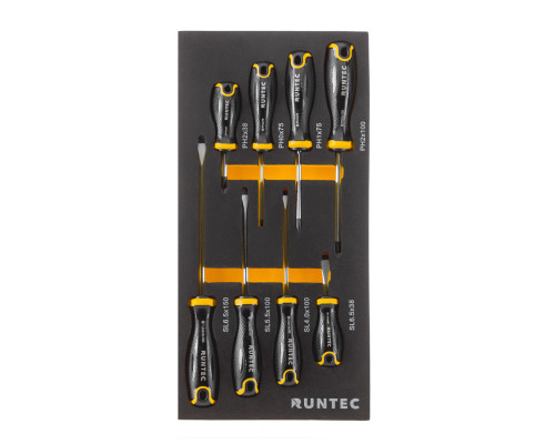 RUNTEC RT-HT298IND-LE7G Тележка инструментальная Limited Edition 7 полочная Industrial серая с комплектом инструмента, 298 предметов (RT-HT298IND-LE7G)