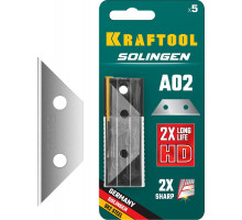 KRAFTOOL Solingen-А02, 5 шт, трапециевидные лезвия (09627-S5_z02)