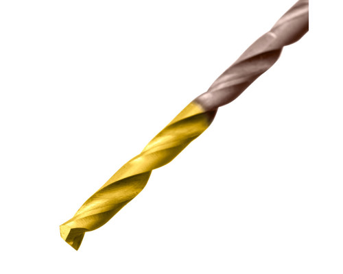 Набор сверл по металлу, 1-13 мм, Р6М5К8-TiN, Golden Tip, 25 шт Denzel (723010)