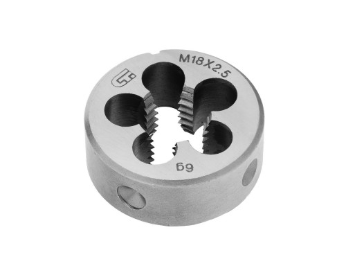 Плашка М18 х 2.5 мм Сибртех