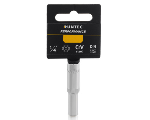 RUNTEC RT-H14S5L Головка торцевая глубокая RUNTEC CrV, 6PT, 1/4
