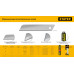 Лезвия сегментированные 18 мм, 5 шт Professional STAYER 0915-S5
