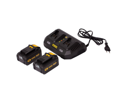 Кусторез аккумуляторный RBC510-36, Li-ion, 36 В, 4 Ач, нож 510 мм, поворотная ручка Denzel (59410)