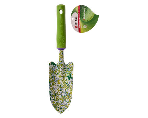 Совок посадочный широкий, 80 х 330 мм, стальной, пластиковая рукоятка, Flower Green, Palisad (62036)