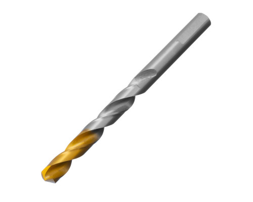 Сверло спиральное по металлу 8,5 x 117 мм, Р6М5, Golden Tip Denzel (718240)