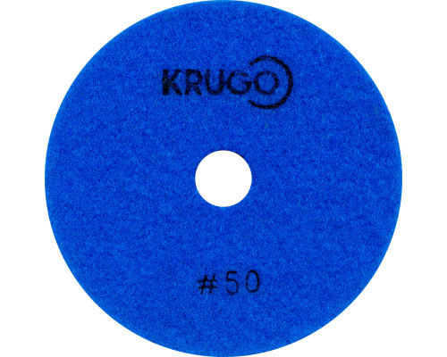 Круг алмазный гибкий шлифовальный (АГШК) KRUGO №50#, мокрый 100 мм (PPW040050)