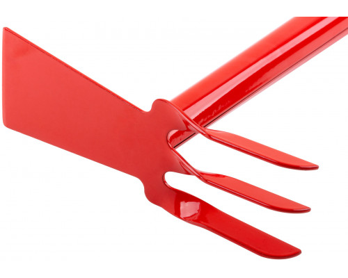 Мотыжка комбинированная цельнометаллическая 3 зуба, трапеция (76867)