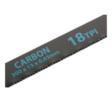 Полотна для ножовки по металлу, 300 мм, 18 TPI, Carbon, 2 шт Gross (77720)