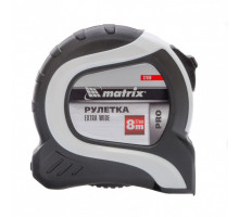 Рулетка Extra Wide,8 м x 27 мм,двухкомпонентный корпус,Pro Matrix (32586)