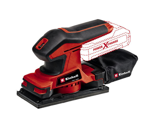 Шлифмашина акк. вибрационная Einhell PXC TC-OS 18/187 Li, 18В,подошва 187х94мм,2мм,24000/мин,без АКК (4460725)