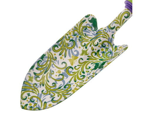 Совок посадочный широкий, 80 х 330 мм, стальной, пластиковая рукоятка, Flower Green, Palisad (62036)