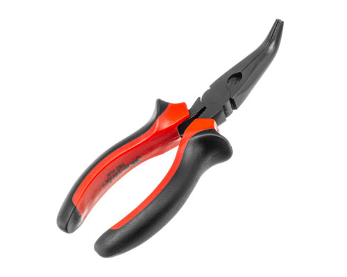Длинногубцы изогнутые Black Nickel, 160 мм, двухкомпонентные рукоятки Matrix (17458)