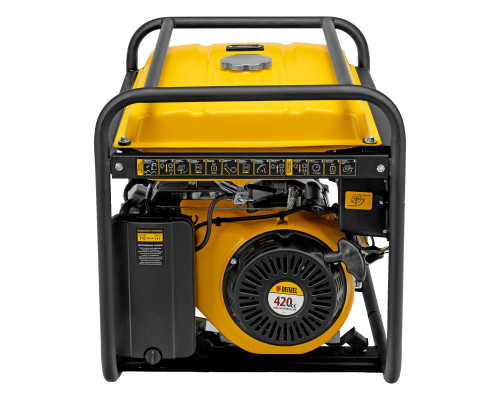 Генератор бензиновый GE 7900, 6.5 кВт, 220 В/50 Гц, 25 л, ручной пуск Denzel (94638)