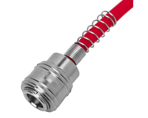 Шланг спиральный воздушный, 10 м, с быстросъемными соединениями Matrix (57004)