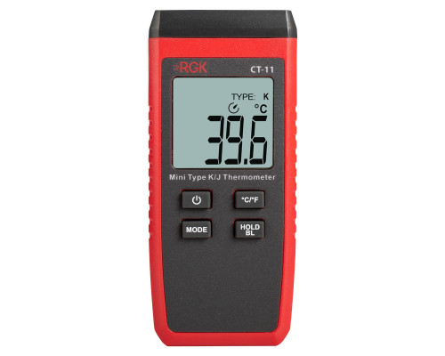 Термометр RGK CT-11 с погружным зондом температуры TR-10W с поверкой