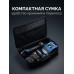 ЗУБР 20 В, ?Сотка? d105 мм, 2 АКБ LMS (4 А·ч), компактная УШМ, сумка, Профессионал (AB-100-850-42)