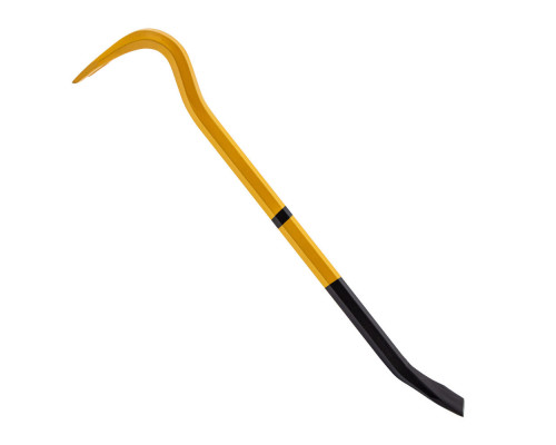 Лом-гвоздодер, 450 мм, шестигранный 16 мм, окрашенный, сталь 65 Denzel