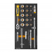 RUNTEC RT-HT313STD-7G Тележка инструментальная 7 полочная Standart серая с комплектом инструмента, 313 предметов (RT-HT313STD-7G)