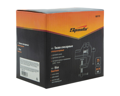 Тиски, 75 мм, крепление для стола Sparta