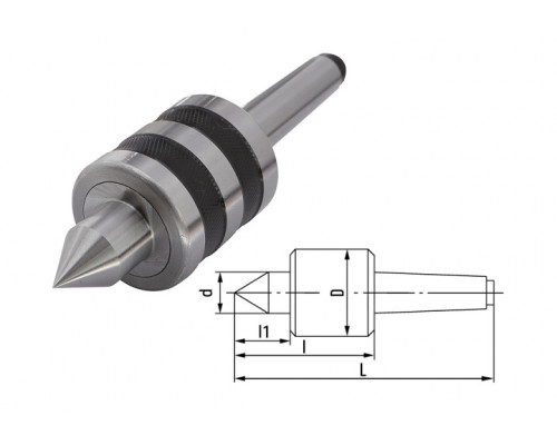 Центр вращения КМ2 (А-1-2-Н) твердосплавный Микрон