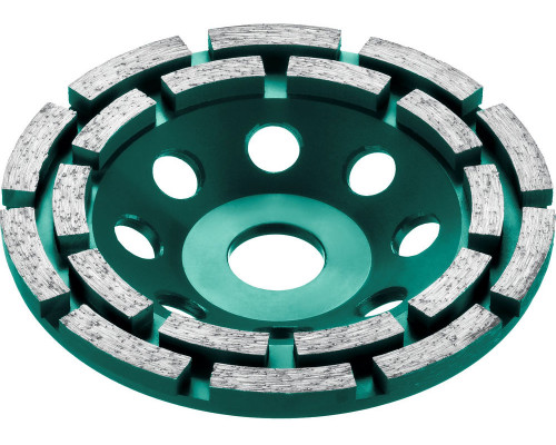 Двухрядная алмазная шлифовальная чашка Double, d 125 мм, INDUSTRIAL KRAFTOOL 33369-125