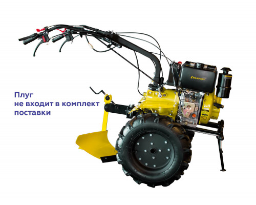 Мотоблок Champion DC1193E (9,5лс 2F/1R 80-110см 30см 5,5л 177кг, колеса 5/12