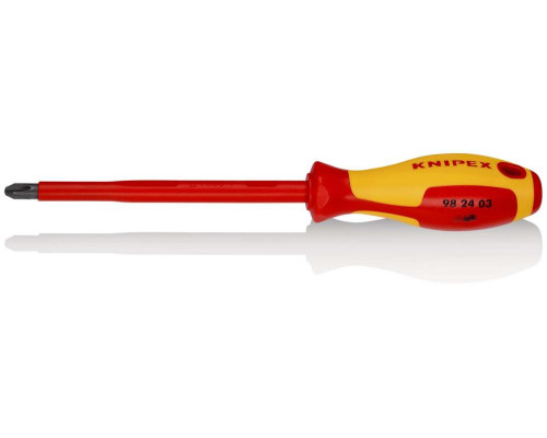 Отвёртка VDE Phillips PH3 x 150 мм, длина 270 мм, диэлектрическая (KN-982403)
