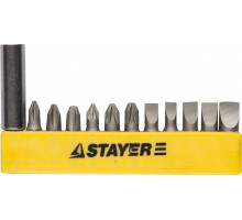 Набор бит с адаптером 12 шт STAYER 2609-H12_z01
