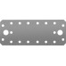 Крепежная пластина КП-2.5, 140 x 55 x 2.5 мм, цинк ЗУБР 31023-140