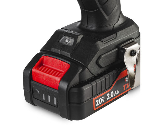 Дрель-шуруповерт ударная аккумуляторная TECHNIC 13 мм, 20В, 2*2Ач, 40Нм RUNTEC RT-ID40T