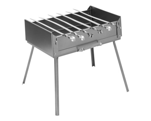 Мангал-дипломат в сумке 410 x 280 x 125, 1.5 мм, 6 шампуров в комплекте, Camping Palisad (69538)