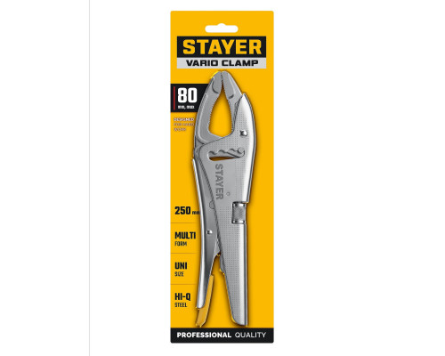 STAYER Vario Clamp, 250 мм, зажимные клещи с широким зевом (2247)