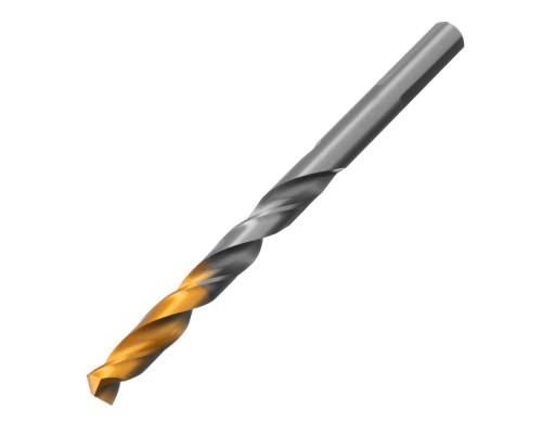 Сверло спиральное по металлу 7,5 x 109 мм, Р6М5, Golden Tip Denzel (718238)