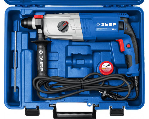 Перфоратор SDS Plus 32 мм 1100 Вт Профессионал ЗУБР ЗП-32-1100 К