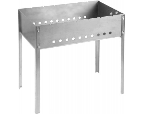 Сборный мангал Barbecue, 500 x 300 x 500 мм, нержавеющая сталь, 1.5 мм GRINDA 427784