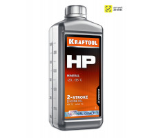 Масло минеральное для 2-тактных двигателей HP 1 л KRAFTOOL 41502-1