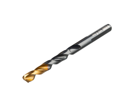 Сверло по металлу, 6 мм, HSS-Tin, Golden Tip, 10 шт. Denzel (717215)