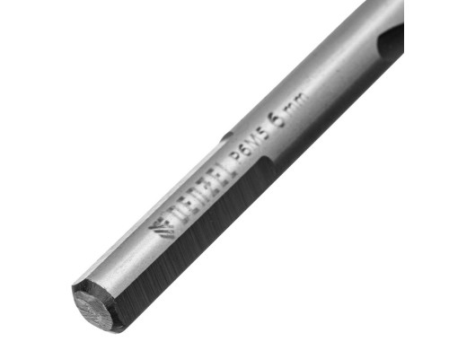 Сверло спиральное по металлу 6 x 93мм, Р6М5, Golden Tip, многогранная заточка Denzel (718278)