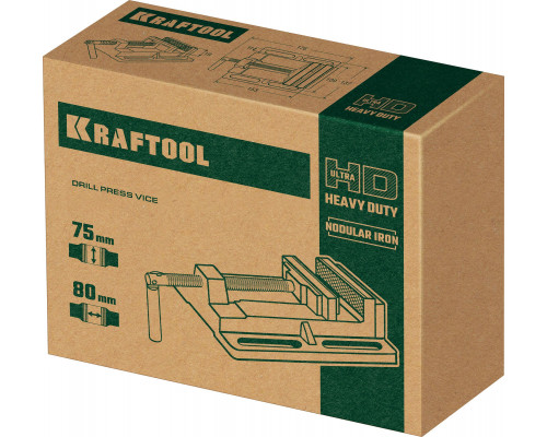 Тиски сверлильные станочные 75 мм KRAFTOOL 32715-75